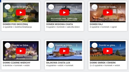 filmy ze zdjęciami domków