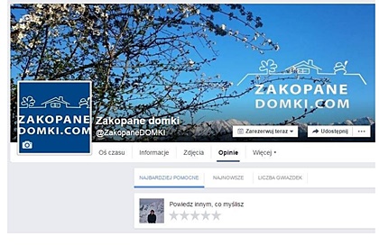 opinie na Facebooku