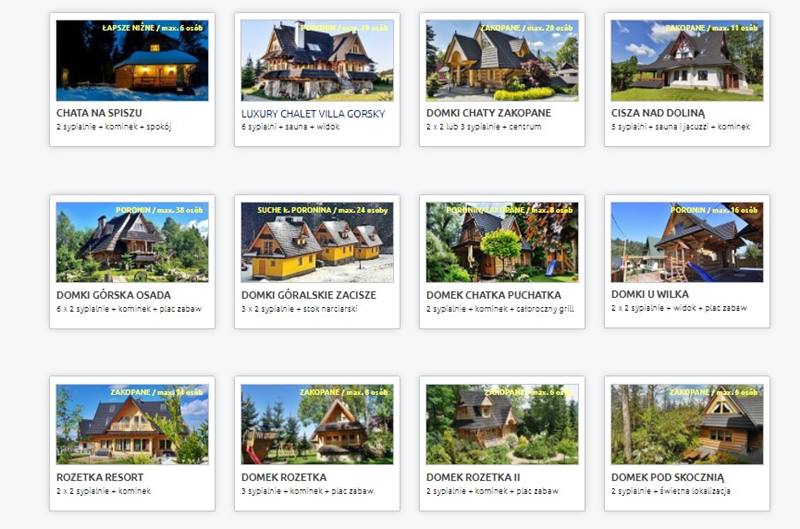 zakopanedomki.com strona główna
