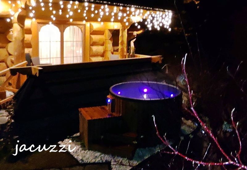 jacuzzi - domek Przystań w Tatrach